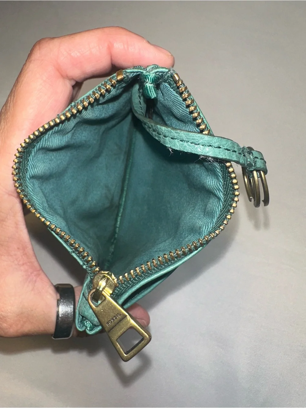 Fossil teal green